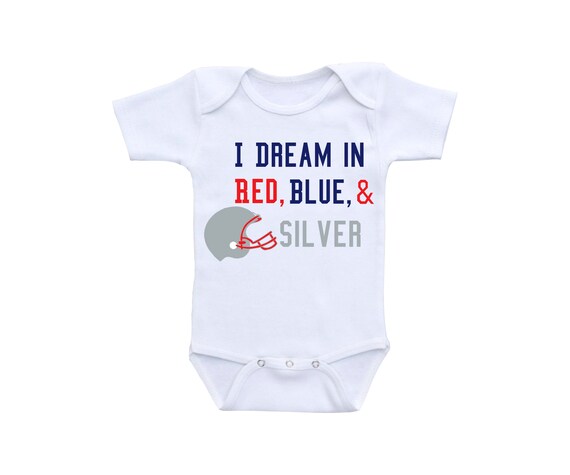 patriots baby onesie