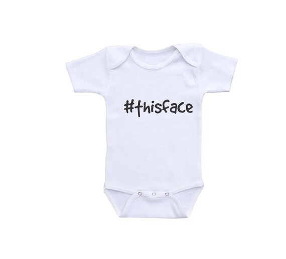 Cute Baby Clothes Or Gerber Onesie Hashtag Onesie Cute Baby Etsy