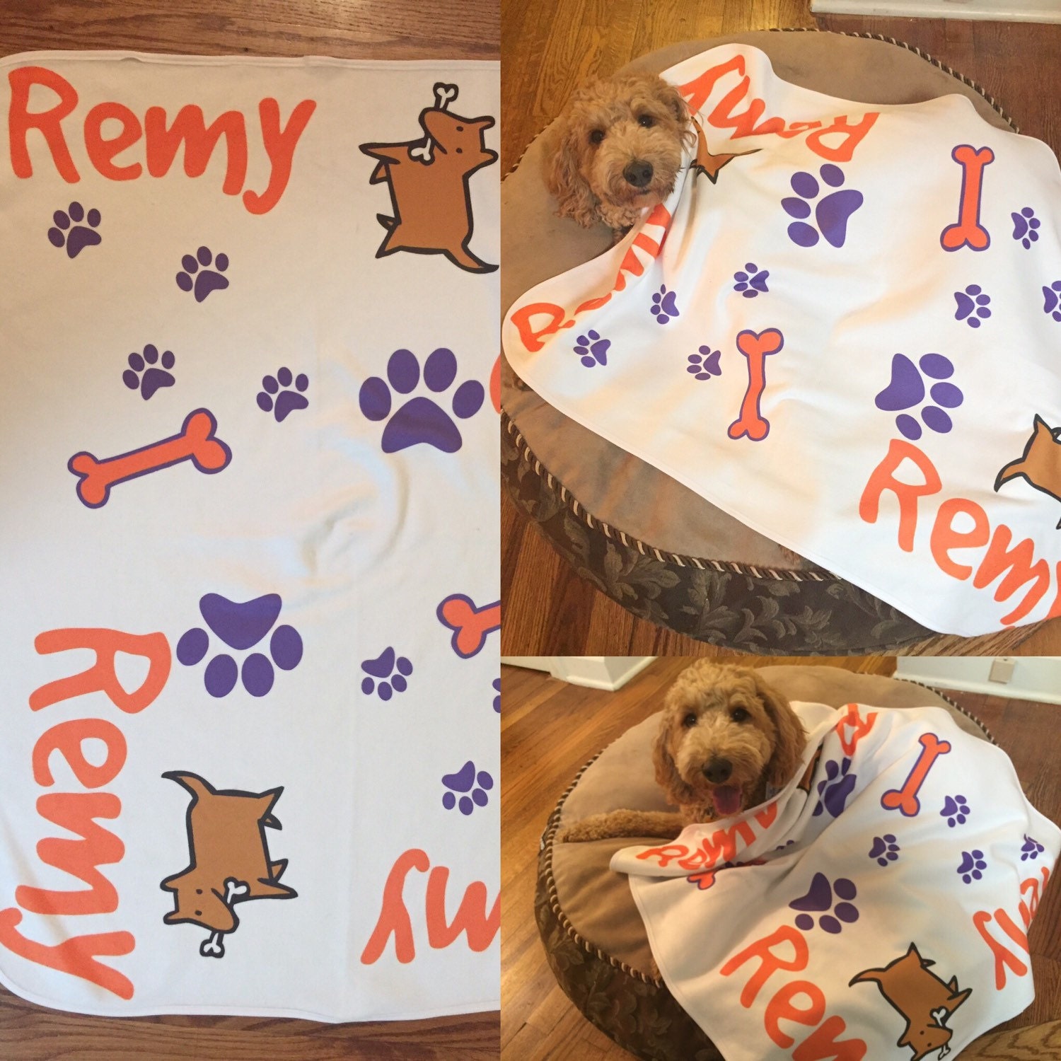 Personalized Dog Blanket Dog Gifts Puppy Gifts Pet Blanket Etsy
