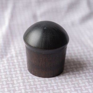 M12 Fitment Wenge & Ninja Black Resin Shift Knob #394