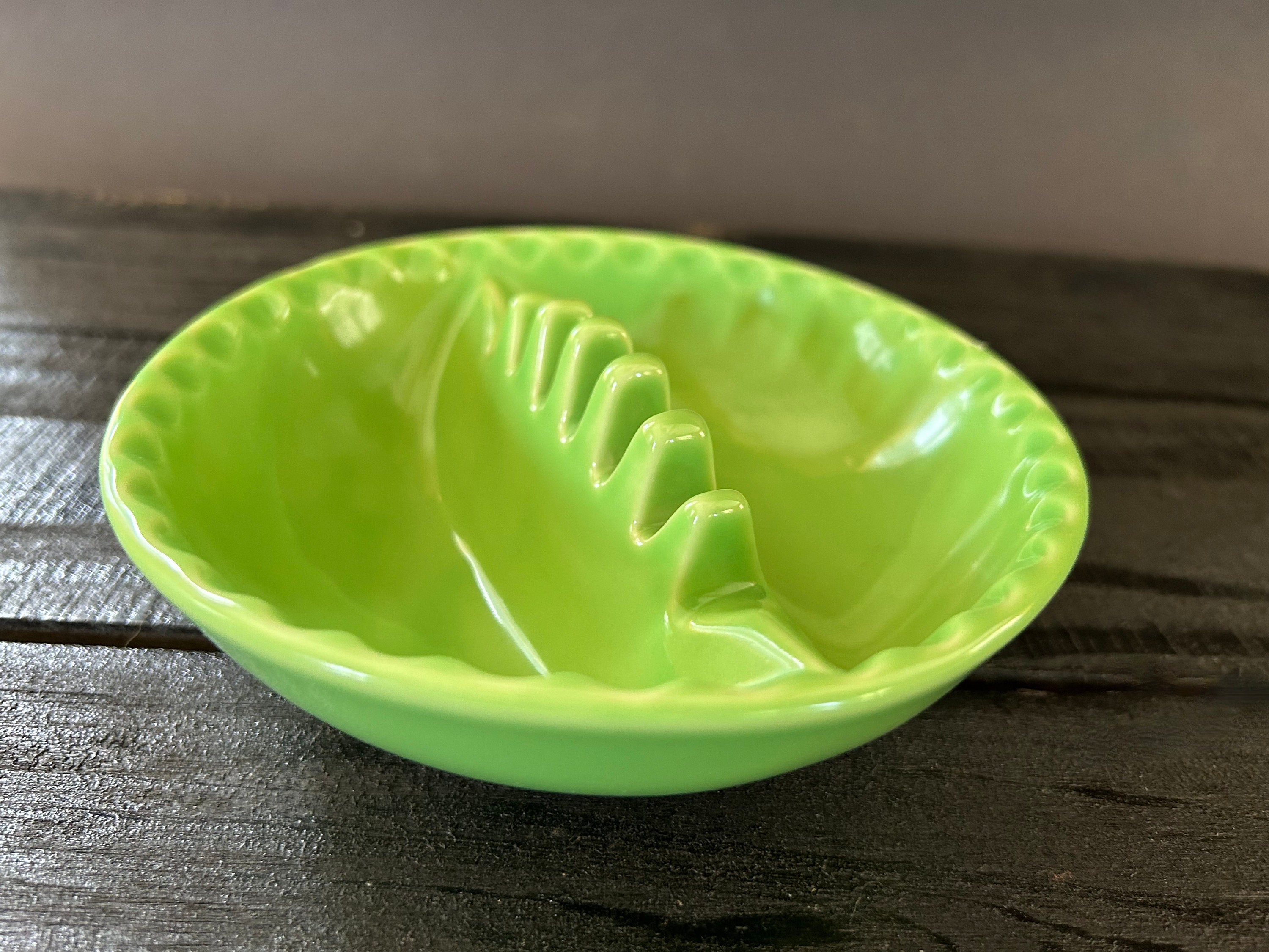 Mid-century Modern Green Ceramic Ashtray, Anholt Denver Colo - Etsy