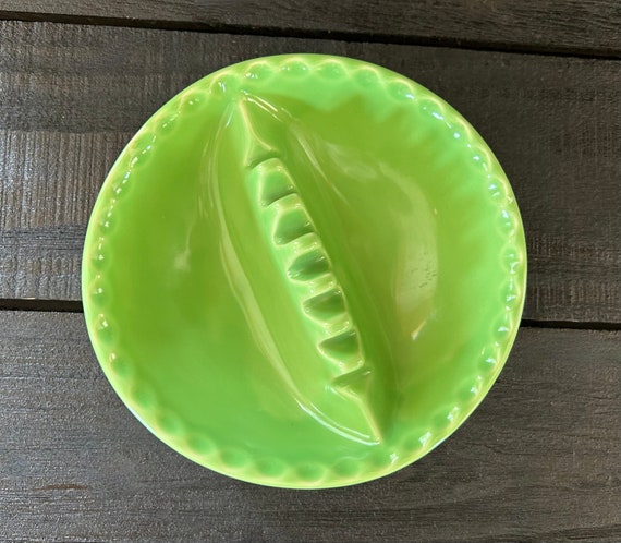 Mid-century Modern Green Ceramic Ashtray, Anholt Denver Colo - Etsy