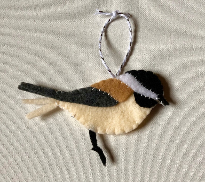 Handmade Felt Bird Ornaments Etsy