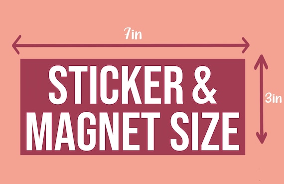 Bumper Sticker Magnet