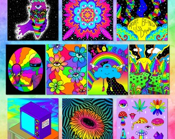Featured image of post The Best 15 Simple Easy Trippy Paintings Alien