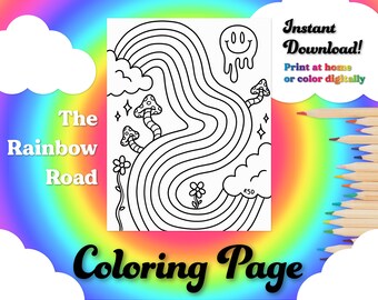 Winged Devil Coloring Page Instant Download - Etsy