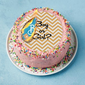 Burn Away Cake Prints: Edible Paper cake topper reveal