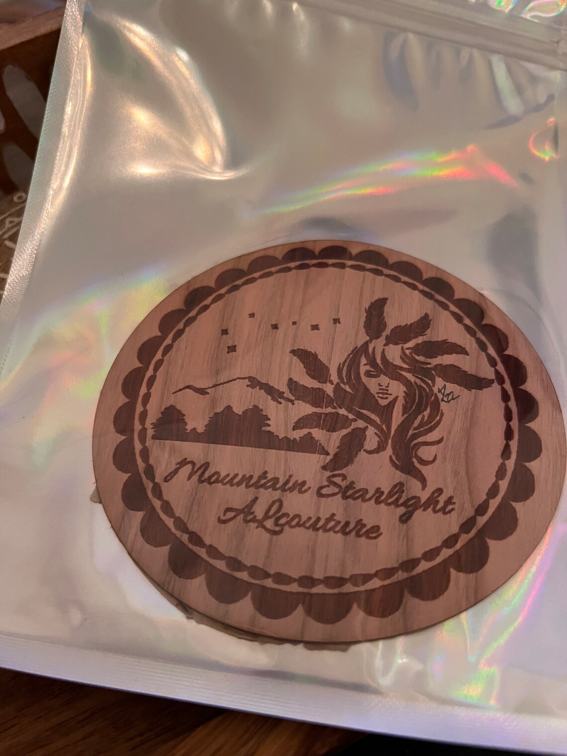 Alcouture Wooden Stickers, Laser Cut Stickers, MMIW, Indigenous Designs