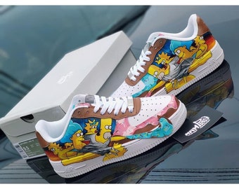 Bart Simpson Air Force | Etsy