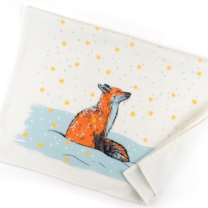 Tea Towel - Magical Snowy Fox