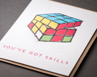 You&#39;ve Got Skills - retro 80s card