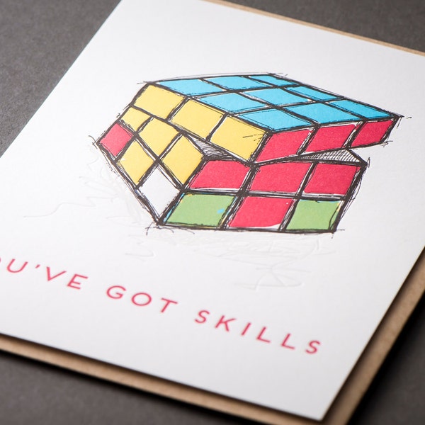 You've Got Skills - retro 80s card