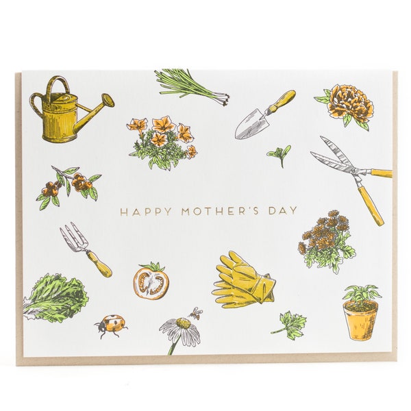 Mom's Garden Greeting Card