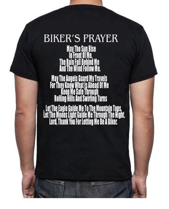 biker prayer shirt