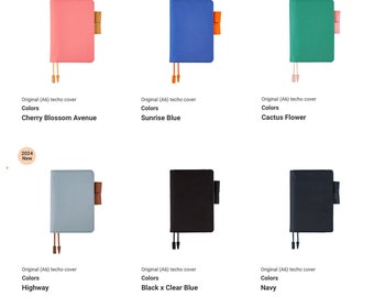 Hobonichi Techo A6 Original Techo Planner Book Cover Colors Series