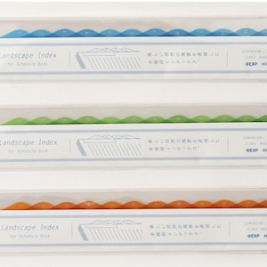 Japan Hightide Landscape Index Tabs Index Label Journaling Planner Organizer Sticker Hobonichi Index Label