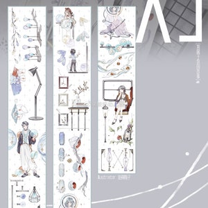 Washi Tape Masking Tape Figure, Story, Decoration Journaling Scrapbooking