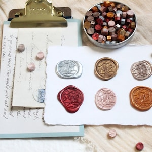 Sealing Wax Beads Color Mix Wax Seal Beads For Wax Seal Stamp Wedding Invitation Gift Wrapping