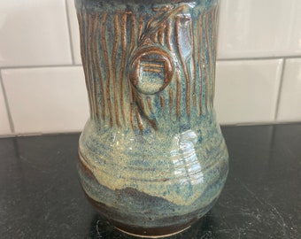Unique Blue Gray Vase