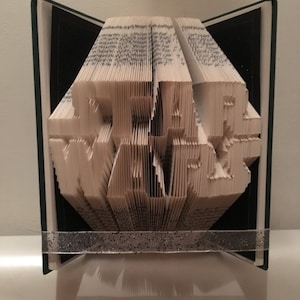 Star Wars Book Folding Pattern Gifts for him Father's Day Star Wars Fan Unique Gift Birthday Gift Gift for Dad Boyfriend image 1