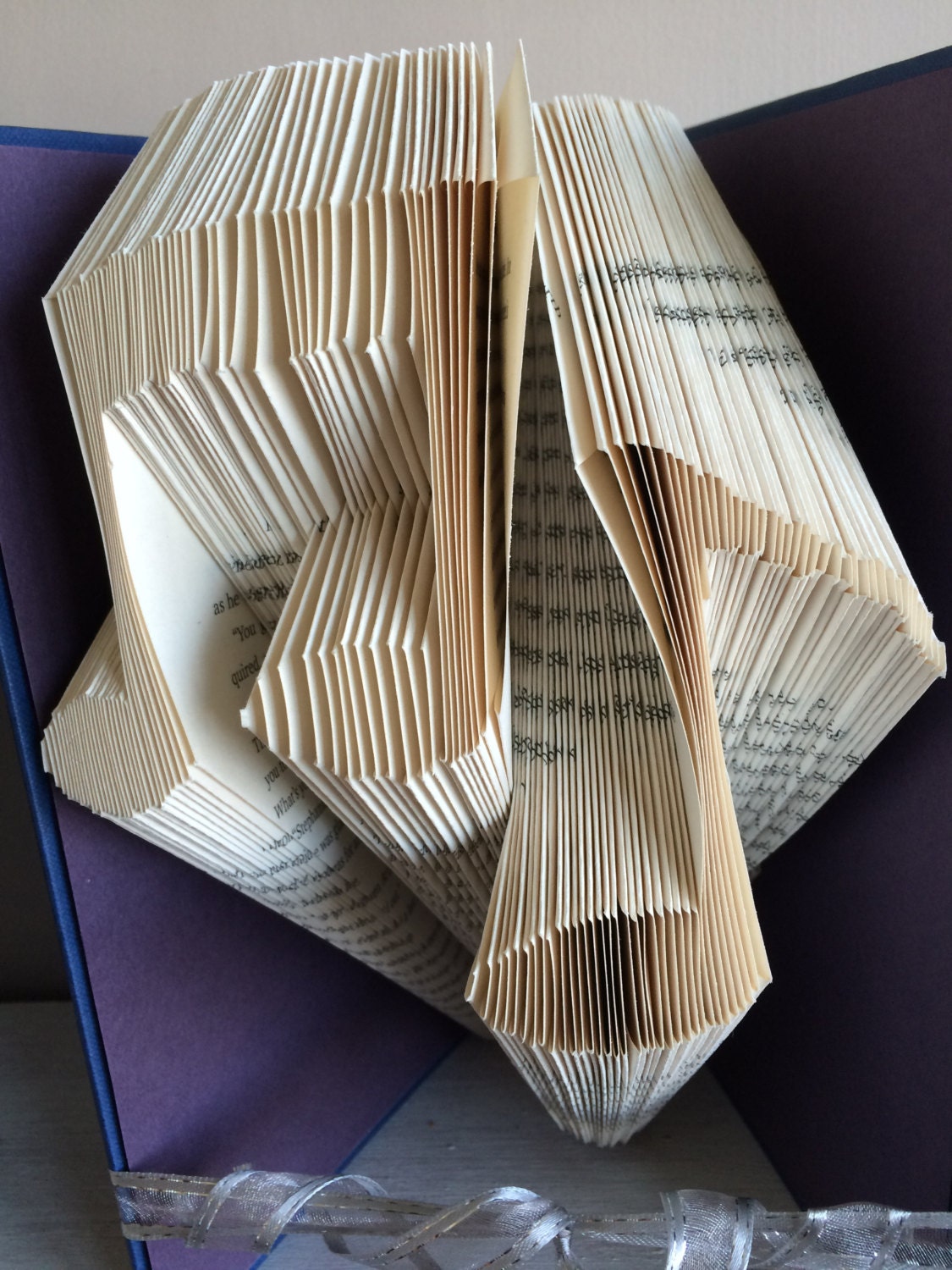 Musical Notes Book Folding Pattern - Folded Book Art - Gift for a ...
