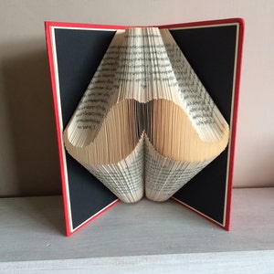 Moustache Book Folding Pattern - Gifts for him - Father&#39;s Day - Gift for Dad - Unique Gift - Birthday Gift - Boyfriend - Brother - Son - Dad