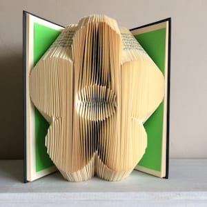 Flower Book Folding Pattern - Flower book art - Special thank you gift - Mother’s Day Gift - Gift for a teacher - Gift for her - Home decor