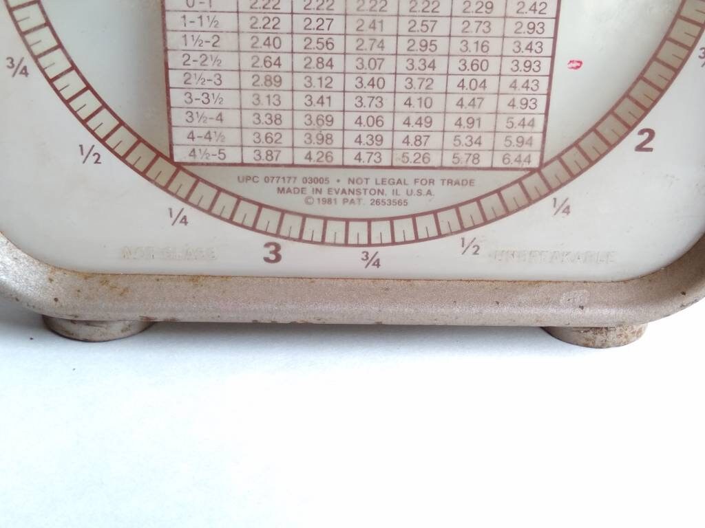 Vintage Pelouze Postal Scale Model Y5 March 22 1981 Vintage Etsy