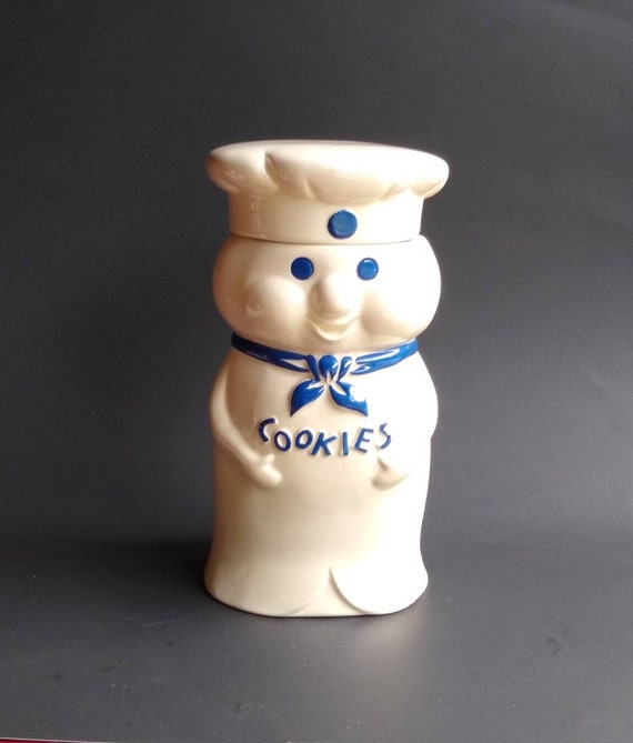 Vintage Pillsbury Doughboy Cookie Jar 1973, Collectable