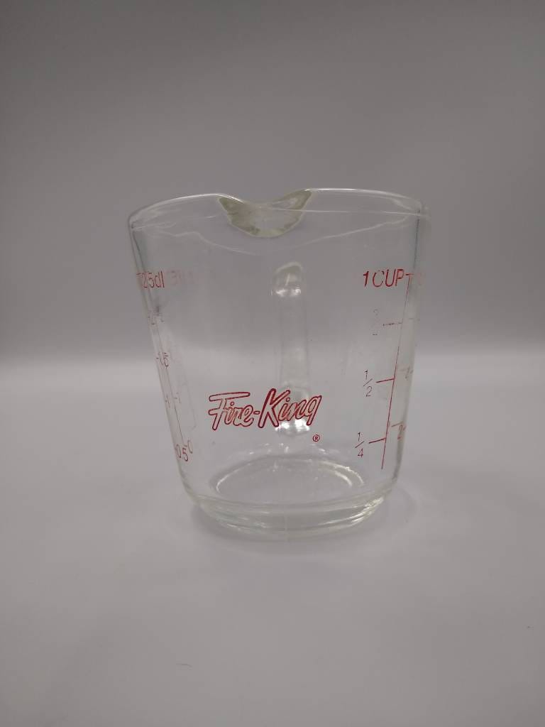 Vintage Fire-king Liquid Measuring Cup: Anchor Hocking 4 Cups 