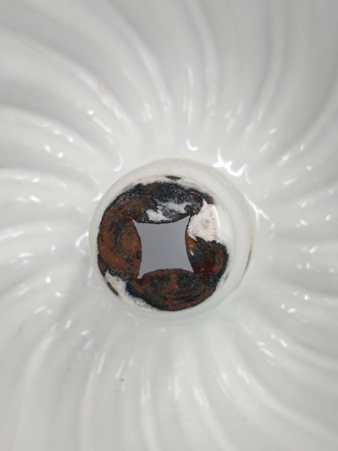 Vintage Red Enamel Bundt Pan Jello Mold With Ring for Hanging Etsy