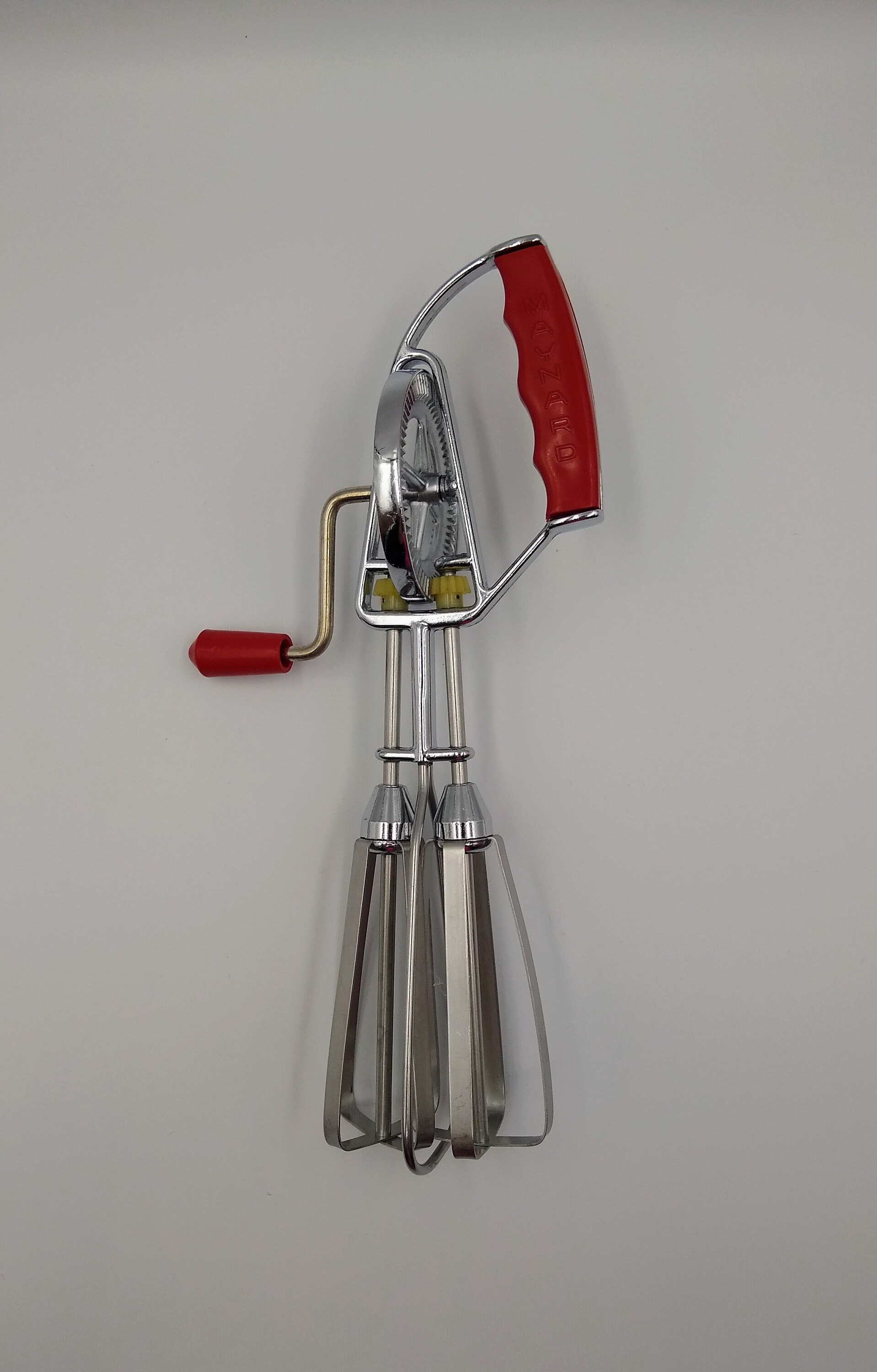 Vintage Maynard Egg Beater/Hand Mixer with Red Handle Retro Etsy