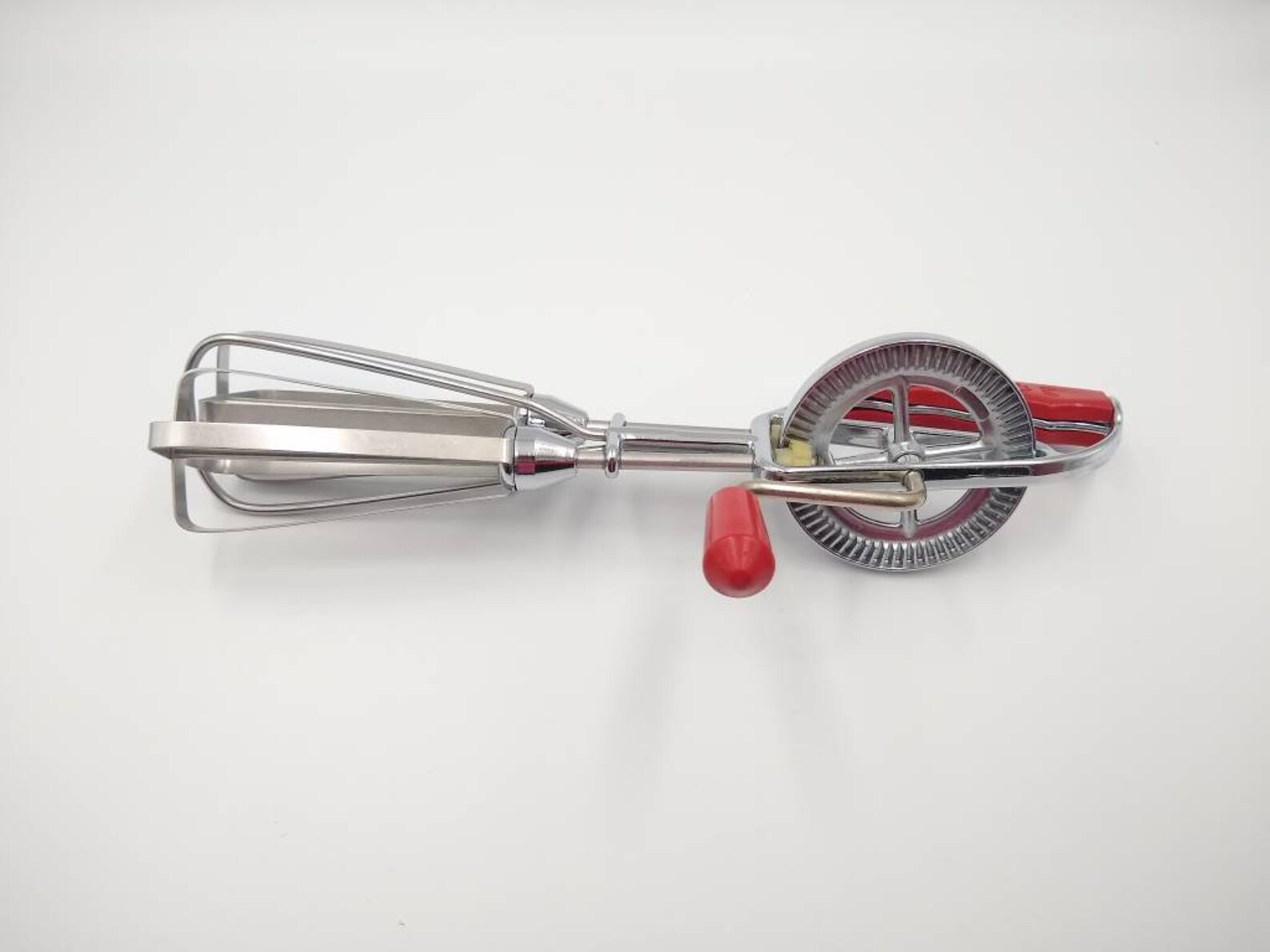 Vintage Maynard Egg Beater/Hand Mixer with Red Handle Retro Etsy