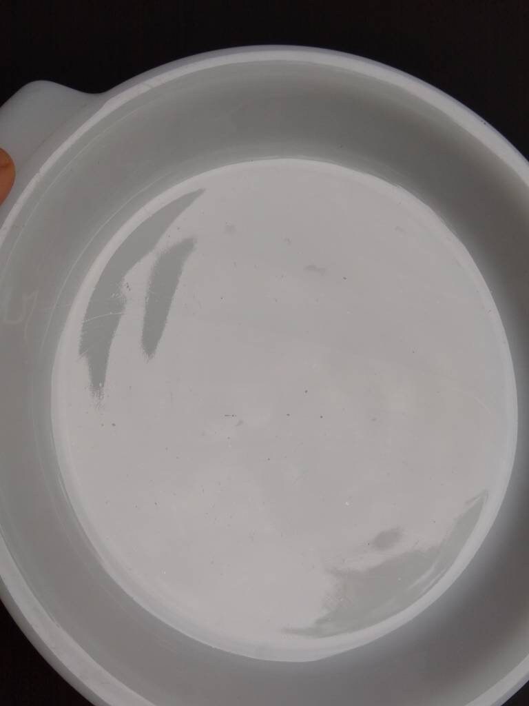 Vintage Anchor Hocking Fire King Pie Plate White Milk Glass 9 Etsy