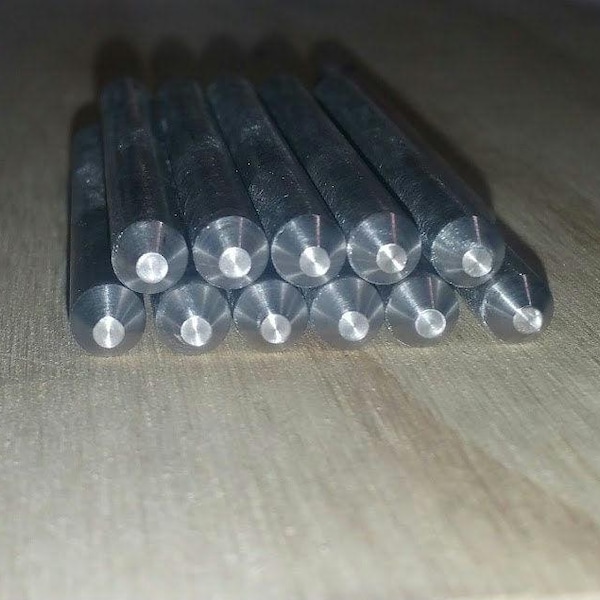 Circle Dot Stamp.  Handmade, Metalstamp, Stamping, Chasing, Repousse, Silversmith, Copper, Jewelry, Leather, Glass, Pmc, Tool.