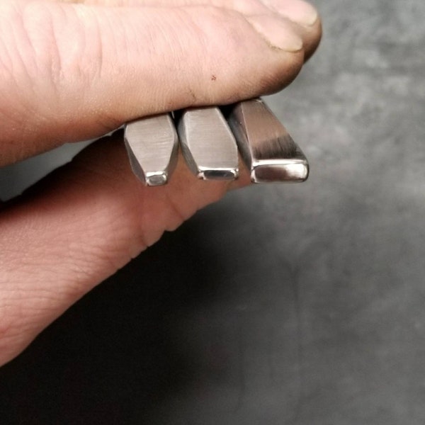 Bezel pushers, Metal Stamp,  Handmade, Metalstamp, Stamping, Chasing, Repousse, Silversmith, Copper, Jewelry, Leather, Glass, Pmc, Tools