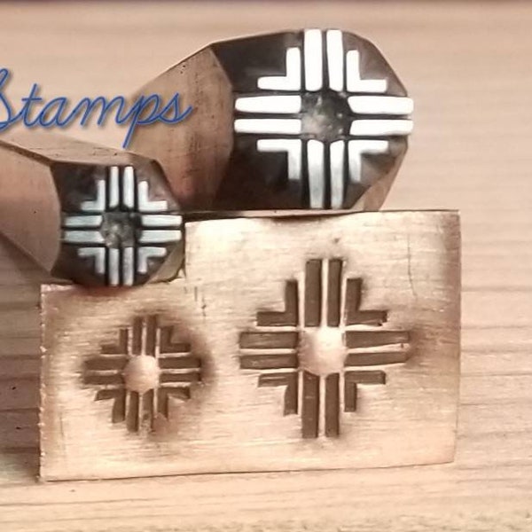 Zia, słońce, stempel ze skóry, rękodzieło, stempel metalowy, stemplowanie, cyzelowanie, repusowanie, złotnictwo, miedź, biżuteria, skóra, szkło, pvc, narzędzie.