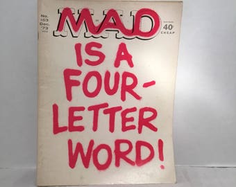 Vintage Mad Magazine 1973 December N 163 Vintage Mad Magazine 1973 December N 163