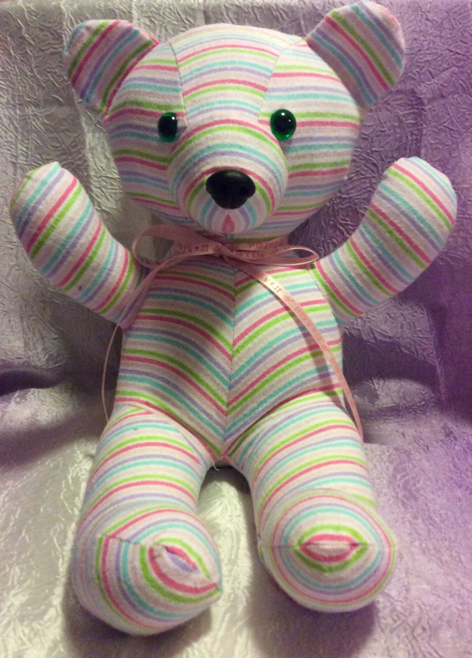 Receiving Blanket Teddy Bear Etsy