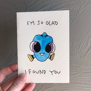 AQUARELLE CARTE DE VUX Le monde de Nemo Dory