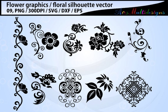 Download Flowers Svg Flowers Vector Floral Svg Silhouette Flowers Cricut Flowers Silhouette Flowers Stencil Vector By Arcsmultidesignsshop Catch My Party