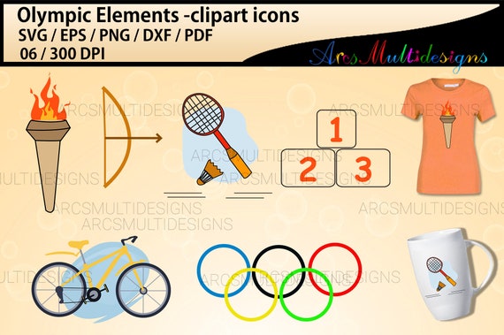 Olympics vector clipart / Olympics clipart / Olympics svg Il_570xn
