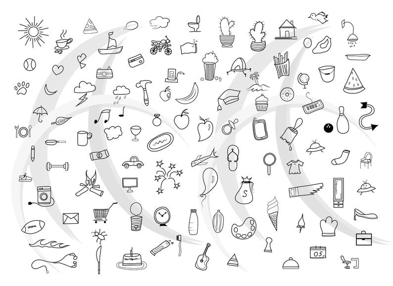 Download Clip Art Eps Hand Drawn Vector Clipart Clip Art Bundle Vector Bundle Color Clipart Clipart Outline Clipart Icons Vector Icons Svg Art Collectibles