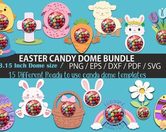 Easter Candy Dome SVG Bundle