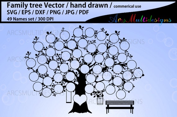 Free Free 310 Family Tree With Names Svg SVG PNG EPS DXF File