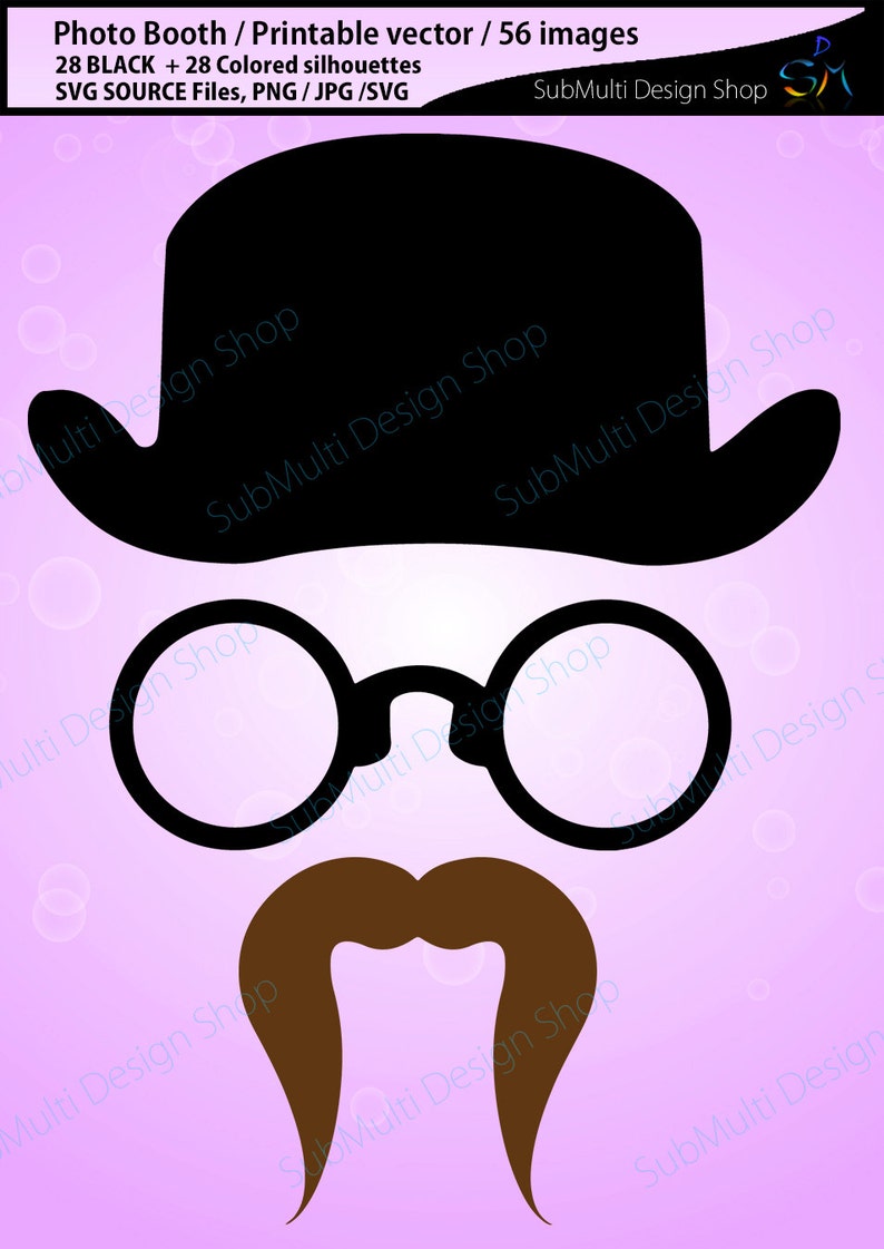 Photo Booth Svg / Props Svg / 28B 28C / Photo Booth Props / Etsy UK