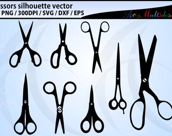 Scissors svg / Scissors silhouette / Scissors clipart / Scissors svg  icon / Scissors vector / cricut