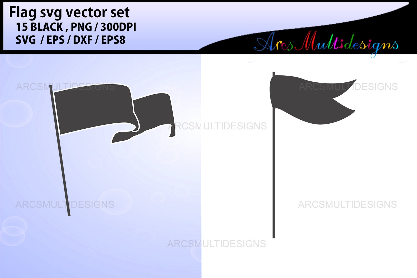 Flag Banner Svg / Flag Svg / Flag Svg Bundle / Flag Svg Etsy