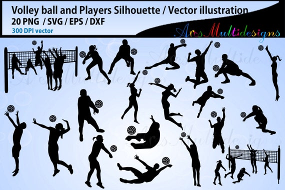 Download Volley Ball Volley Ball Silhouette Volley Ball Players Vector Eps Svg Volleyball Players Silhouette Volley Ball Cutting Bundle By Arcsmultidesignsshop Catch My Party