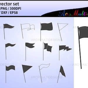 Flag Banner Svg / Flag Svg / Flag Svg Bundle / Flag Svg Template - Etsy